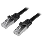 StarTech 3m Black Gigabit Snagless RJ45 SFTP Cat6 Patch...