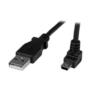 StarTech 1m Mini USB Cable - A to Up Angle Mini B