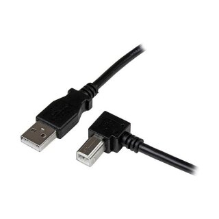 StarTech 2m USB 2.0 A to Right Angle B Cable - M/M