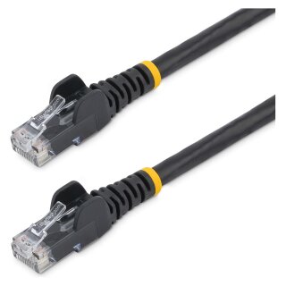 StarTech 10m Black Cat5e Patch Cable with Snagless RJ45 Connectors - Long Ethernet Cable - 10 m Cat 5e UTP Cable