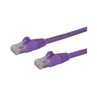 StarTech 1 m Purple Cat6 Patch Cable with Snagless RJ45 Connectors - Cat6 Ethernet Cable - 1m Cat 6 UTP Cable