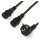 StarTech 2m C13 Power Cord - Schuko to 2x C13 - Y Splitter Power Cable
