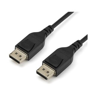 StarTech DisplayPort 1.4 Cable - 6.6 ft / 2m - VESA Certified - 8K60Hz - HBR3 - HDR - DP to DP Mon Cable - 8K DisplayPort Cable