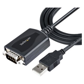 StarTech 1m USB auf RS232 Adapter mit COM Speicherung, DB9 zu USB
