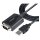 StarTech 1m USB auf RS232 Adapter mit COM Speicherung, DB9 zu USB