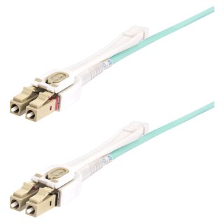 StarTech 3m LC/LC-UPC OM4 Multimode Glasfaser Patchkabel, Push-Pull - Patch-Kabel - LC/UPC Multi-Modus (M)