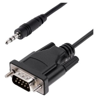 StarTech 1 m DB9 auf 3.5mm serielles Kabel, Stecker auf Stecker Kabel - Kabel seriell - DB-9 (M)