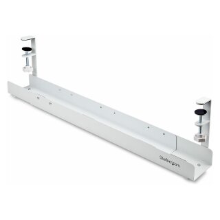 StarTech Under Desk Cable Management Tray, Clamp-on Installation