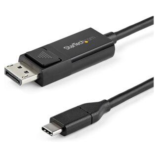 StarTech 1m USB-C auf DisplayPort-Kabel - 4K - bidirektional - DisplayPort-Kabel - 24 pin USB-C (M)