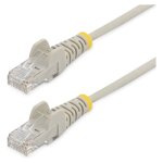 StarTech 2 m CAT6 Cable - Slim CAT6 Patch Cord - Grey-...