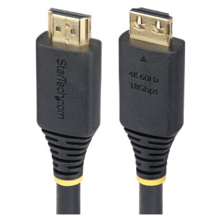 StarTech 15ft High Speed HDMI Cable w/Gripping Connectors, 4K 60Hz