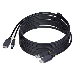 StarTech 10ft (3m) HDMI and USB 5Gbps KVM Cable - Tastatur- / Video- / Maus- (KVM-)