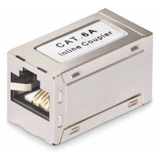 StarTech Shielded RJ45 Coupler, Inline Cat6a Coupler, F/F - Netzwerkkoppler - RJ-45 (W)