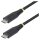 StarTech 1m USB-C Charging Cable, 240W, Silicone Jacket w/Braid - USB-Kabel - 24 pin USB-C (M)