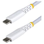 StarTech 1m Weisses USB-C Ladekabel 60W 3A PD...