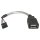 StarTech 6in USB 2.0 Cable - USB A Female to USB Motherboard 4 Pin Header F/F