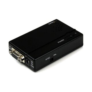 StarTech VGA auf Composite oder S-Video Konverter / Adapter bis zu max. 1600x1200