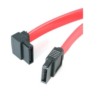 StarTech 18in SATA to Left Angle SATA Serial ATA Cable - F/F