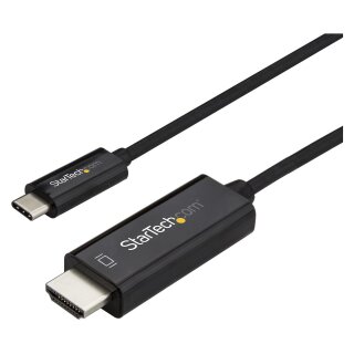 StarTech 3 m 10 ft. USB-C to HDMI Cable - 4K at 60Hz - Black