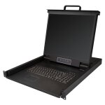 StarTech 1U Single-Port KVM Console for Server Rack...