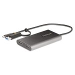 StarTech USB-C to Dual-HDMI Adapter, USB-C or A to 2x...