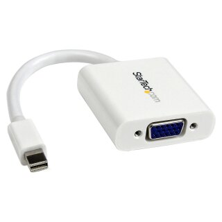 StarTech Mini DisplayPort to VGA Video Adapter Converter - White