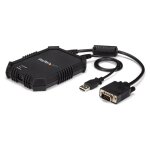 StarTech USB 2.0 KVM Konsole - Mobiler Laptop Crash Cart...