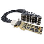 StarTech 16 Port PCI Express Seriell Karte - Low Profile...