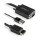 StarTech 2m VGA auf HDMI Adapter mit USB-Audio - 1080p - Adapterkabel - USB, HD-15 (VGA)