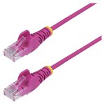 StarTech.com 3m Pink Slim CAT6 Ethernet Cable, Snagless,...