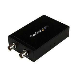 StarTech SDI auf HDMI Konverter - 3G-SDI zu HDMI Adapter mit SDI Loop-Through - SDI (BNC/COAX) / HDMI Umwandler mit Loop-Out