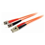 StarTech 3m Duplex MM Fiber Optic Cable LC-ST