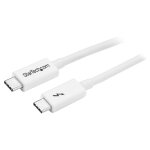 StarTech Thunderbolt 3 Cable - 20Gbps - 1m - White -...