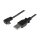 StarTech.com Micro USB Lade- und Sync-Kabel St/St - Rechts gewinkelt Micro-USB - 0,5m - USB-Kabel - Micro-USB Typ B (M)
