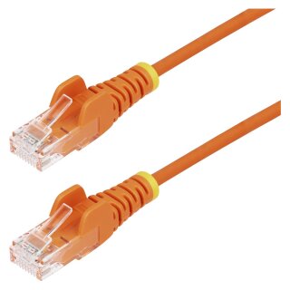 StarTech 3m Orange Schlankes CAT6-Ethernet-Kabel Snagless RJ45 LSZH 28AWG Reines Kupfer Patchkabel/Netzwerkkabel