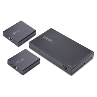 StarTech 4-Port HDMI Extender und Splitter uber CAT6 4K 60Hz bis 70m Lnge 1x4 HDMI uber Netzwerkkabel-LAN Kabel Verteilerkit