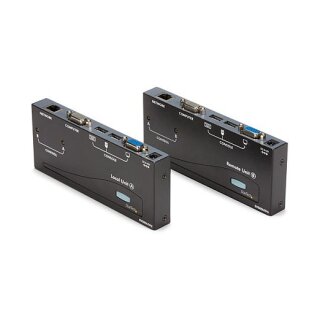 StarTech USB VGA KVM Verlngerung bis zu 150m - KVM extender ber Cat5 UTP Netzwerkkabel 2x VGA Buchse, 4x USB Stecker