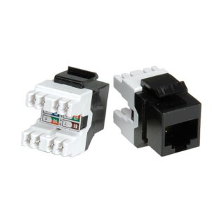 ROLINE Kat.5e Class D Keystone RJ-45 ungeschirmt schwarz