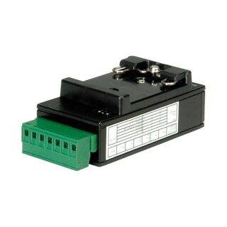 ROLINE RS232 nach RS422/485 Konverter fr DIN Hutschiene, selfpowered
