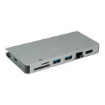 ROLINE USB Typ C Dockingstation, HDMI 4K, VGA, 2x USB 3.2...