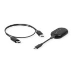 ROLINE Drahtloses P2P-Anzeige-Dongle-Set, Tx+Rx, Wireless...