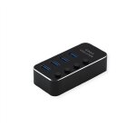 ROLINE USB 3.2 Gen 1 Notebook Hub, 4 Ports, einzeln...