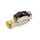 ROLINE feldkonfektionierbarer RJ-45 Stecker Cat.6A (Class EA), STP, silberfarben