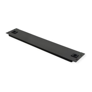 ROLINE 19-Zoll-Blindplatte Snap-in, 2 HE, schwarz
