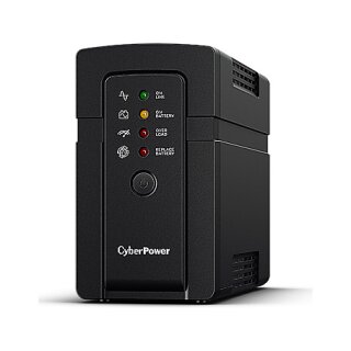 CyberPower USV, RT-Serie, 650VA/400W, Line-Interactive, USB, COMM Port,