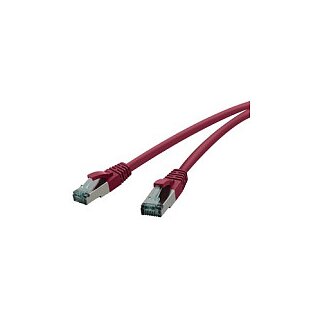 RED Cat.6a 30,0m rot Patchkabel Cat.6a S/FTP AWG 27/7, 2xRJ45, rot, 30,0m
