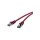 RED Cat.6a 30,0m rot Patchkabel Cat.6a S/FTP AWG 27/7, 2xRJ45, rot, 30,0m