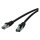 RED Cat.6a 1,5m schwarz Patchkabel Cat.6a S/FTP AWG 27/7, 2xRJ45, schwarz, 1,5m