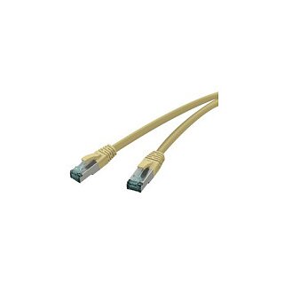 RED Cat.6a 1,0m gelb Patchkabel Cat.6a S/FTP AWG 27/7, 2xRK45, gelb, 1,0m