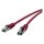 RED Cat.6a 5,0m rot Patchkabel Cat.6a S/FTP AWG 27/7, 2xRJ45, rot, 5,0m